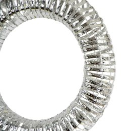 WIANEK DEKORACYJNY OPONA TIMER 30LED 40CM SREBRNY