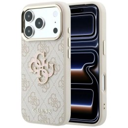 Etui Guess 4G & Big Resin Logo na iPhone 17 Pro Max / 18 Pro Max - różowe