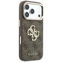 Etui Guess 4G & Big Strass Logo na iPhone 17 Pro Max / 18 Pro Max - brązowe