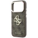 Etui Guess 4G & Big Strass Logo na iPhone 17 Pro Max / 18 Pro Max - brązowe