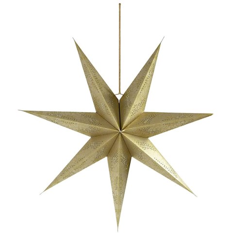 GWIAZDA DEKORACYJNA PAPIEROWA 45CM CHAMPAGNE