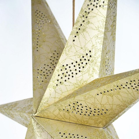 GWIAZDA DEKORACYJNA PAPIEROWA 45CM CHAMPAGNE