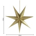 GWIAZDA DEKORACYJNA PAPIEROWA 45CM CHAMPAGNE