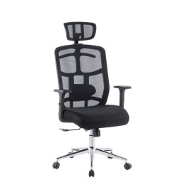 TECHLY Krzesło biurowe czarne ICA-CT MC020