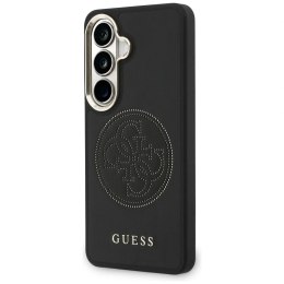 Etui Guess Perforated Logo MagSafe na Samsung Galaxy S26 - czarne