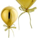 BOMBKA FORMÓWKA PLASTIKOWA BEZPIECZNA BALON 15CM ZŁOTA MICA