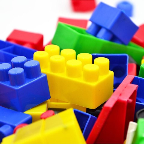 KLOCKI PLASTIKOWE BOBO 100 ELEMENTÓW