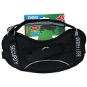 SZELKI DLA PSA ODBLASKOWE REGULOWANE SMALL 42-53 CM CZARNE Z NASZYWKAMI SECURITY BEST FRIEND