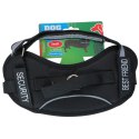 SZELKI DLA PSA ODBLASKOWE REGULOWANE SMALL 42-53 CM CZARNE Z NASZYWKAMI SECURITY BEST FRIEND