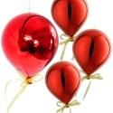 BOMBKA FORMÓWKA PLASTIKOWA BEZPIECZNA BALON 15CM CZERWONA MICA
