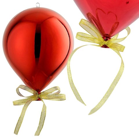 BOMBKA FORMÓWKA PLASTIKOWA BEZPIECZNA BALON 15CM CZERWONA MICA
