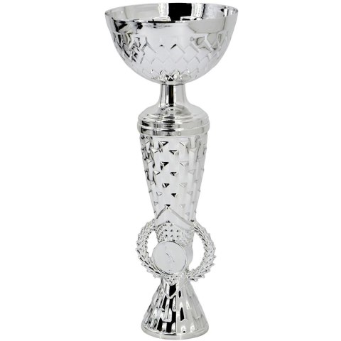 PUCHAR METALOWY SREBRNY 28,5 CM TRYUMF