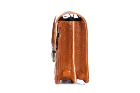 Nerka saszetka skórzana do paska Vintage P111 BLACK