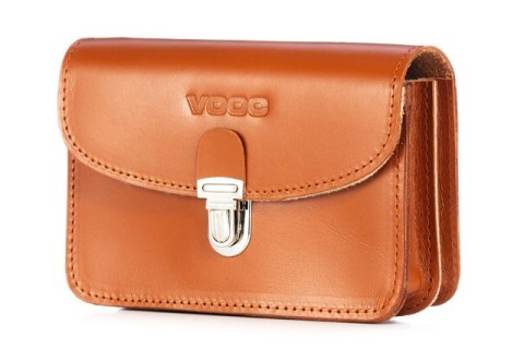 Nerka saszetka skórzana do paska Vintage P111 BROWN