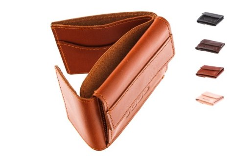 Portfel skórzany UNISEX Vintage P41 COGNAC