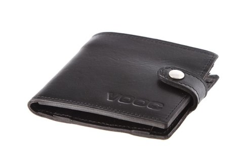 Portfel skórzany unisex Vintage P21 BLACK