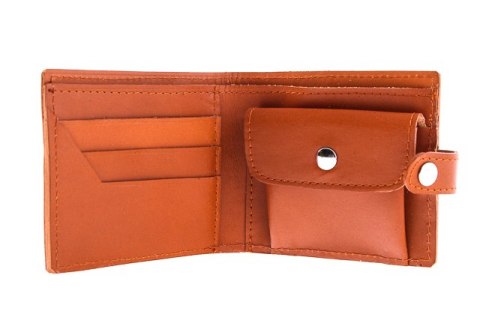 Portfel skórzany unisex Vintage P21 BLACK