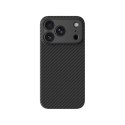 Etui AMAZINGTHING Titan Max Lens na iPhone 18 Pro z włókna aramidowego z osłoną aparatu kompatybilne z MagSafe - czarne