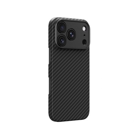 Etui AMAZINGTHING Titan Max Lens na iPhone 18 Pro z włókna aramidowego z osłoną aparatu kompatybilne z MagSafe - czarne