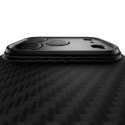 Etui AMAZINGTHING Titan Max Lens na iPhone 18 Pro z włókna aramidowego z osłoną aparatu kompatybilne z MagSafe - czarne