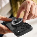 Etui AMAZINGTHING Titan Max Lens na iPhone 18 Pro z włókna aramidowego z osłoną aparatu kompatybilne z MagSafe - czarne