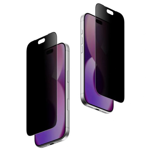 Szkło prywatyzujące AMAZINGTHING Radix +Care Privacy Glass na iPhone 18 Pro Max z ramką montażową