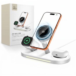 Ładowarka bezprzewodowa Tech-Protect A51 MagSafe 3w1 25W QI2.2 - biała