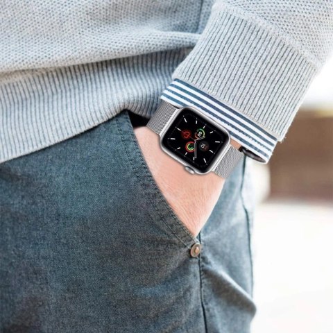 Pasek Tech-Protect MilaneseBand na Apple Watch 38/40/42 mm - czarny
