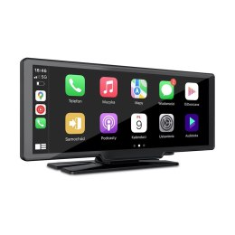 Nexadio CP300 Ekran samochodowy CarPlay/Android Auto, transmiter FM