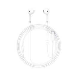 Słuchawki przewodowe Acefast L13 douszne z mikrofonem USB-C - białe