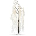 DRZEWKO DEKORACYJNE WIERZBA 220 LED 150CM TIMER SREBRNE