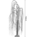 DRZEWKO DEKORACYJNE WIERZBA 220 LED 150CM TIMER SREBRNE