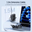 Stacja ładująca Tech-Protect DC240W-GaN 6 portów 4 x USB-C 2 x USB-A 240W QC3.0 - czarna