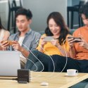 Stacja ładująca Tech-Protect DC240W-GaN 6 portów 4 x USB-C 2 x USB-A 240W QC3.0 - czarna