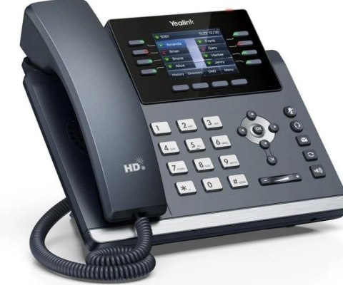 Yealink SIP-T44U telefon VoIP Szary 8 linii LCD Wi-Fi
