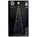 CHOINKA DEKORACYJNA 370LED SUPER CIEPŁY BIAŁY 210CM BLACK