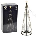 CHOINKA DEKORACYJNA 550LED SUPER CIEPŁY BIAŁY 300CM BLACK