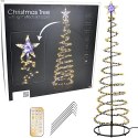 CHOINKA DEKORACYJNA 756LED WATERFALL EFFECT 210CM TIMER BLACK