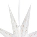 DEKORACJA PAPIEROWA GWIAZDA 45CM 9 RAMION BIAŁA