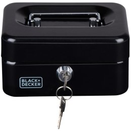 KASETKA METALOWA NA PIENIĄDZE DOKUMENTY 15x8x11,8 CM BLACK + DECKER