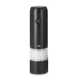 Elektryczny młynek do przypraw, ładowany przez USB, śred. 4 x 14 cm, czarny