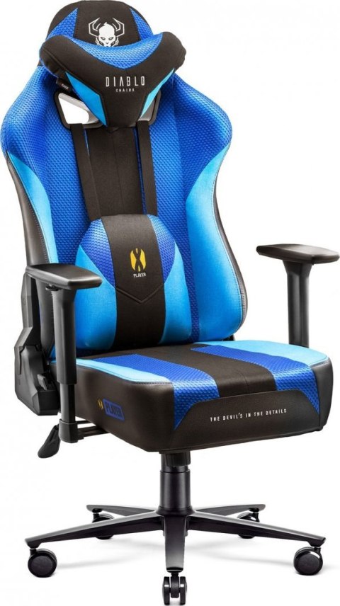 Fotel X-Player 2.0 Frost Black Normal Size DIABLO CHAIRS