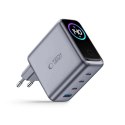 Ładowarka sieciowa Tech-Protect PowerVision NC140W-GaN 4-PORT PD 140W / QC3.0 - ciemnoszara