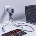 Ładowarka sieciowa Tech-Protect PowerVision NC140W-GaN 4-PORT PD 140W / QC3.0 - ciemnoszara