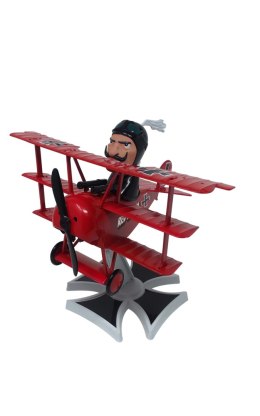 Model Plastikowy - ATLANTIS Models Figurka Samolot Red Baron Fokker Triplane (snap) - AMCM5903