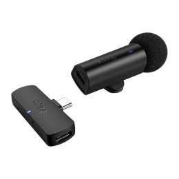 Bezprzewodowy mikrofon krawatowy Fifine M6 USB-C (czarny)