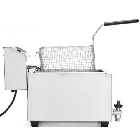 Frytownica frytkownica z panelem cyfrowym Profi Line z kranem 8L 3500W