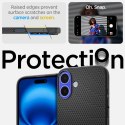 Etui Spigen Liquid Air na iPhone 16 Plus - czarne - OUTLET
