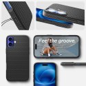 Etui Spigen Liquid Air na iPhone 16 Plus - czarne - OUTLET