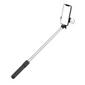 Selfie stick WH1YXS teleskopowy tripod 1m z okrągłą lampą i uchwytem na telefon - czarny - OUTLET